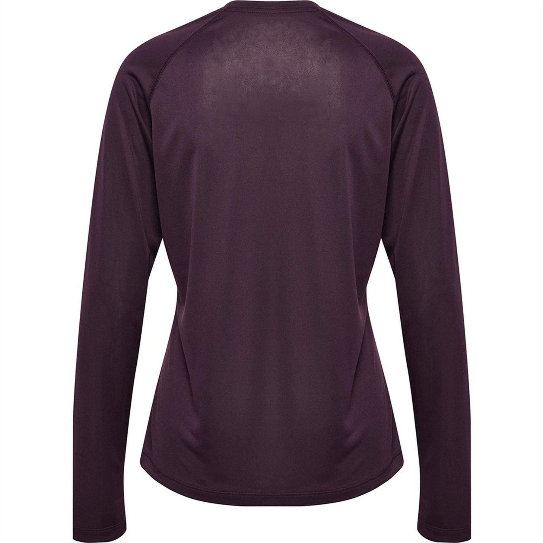 Plum Perfect - Back - Newline Womens-Ladies NwlBeat Fitted Long-Sleeved T-Shirt