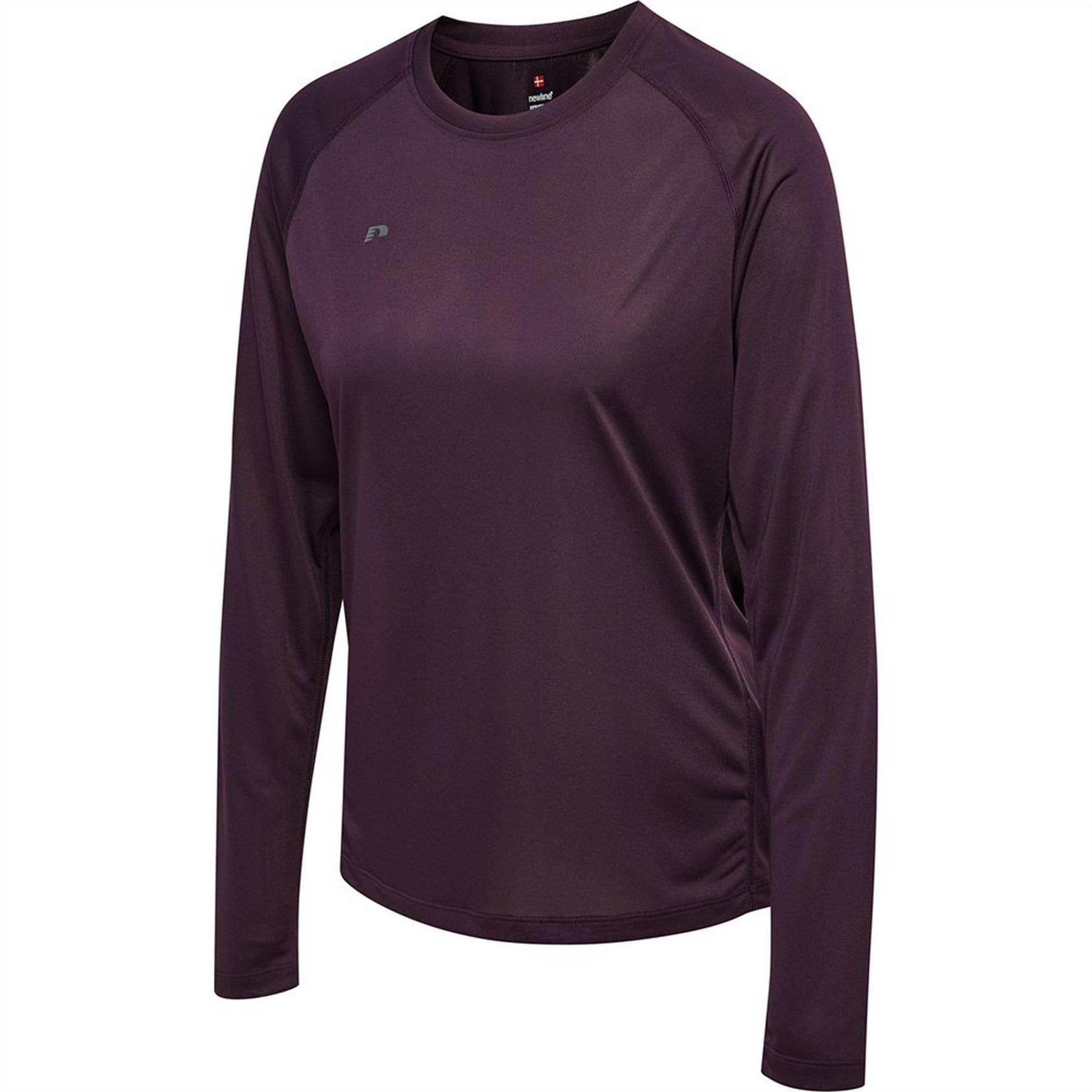 Plum Perfect - Side - Newline Womens-Ladies NwlBeat Fitted Long-Sleeved T-Shirt