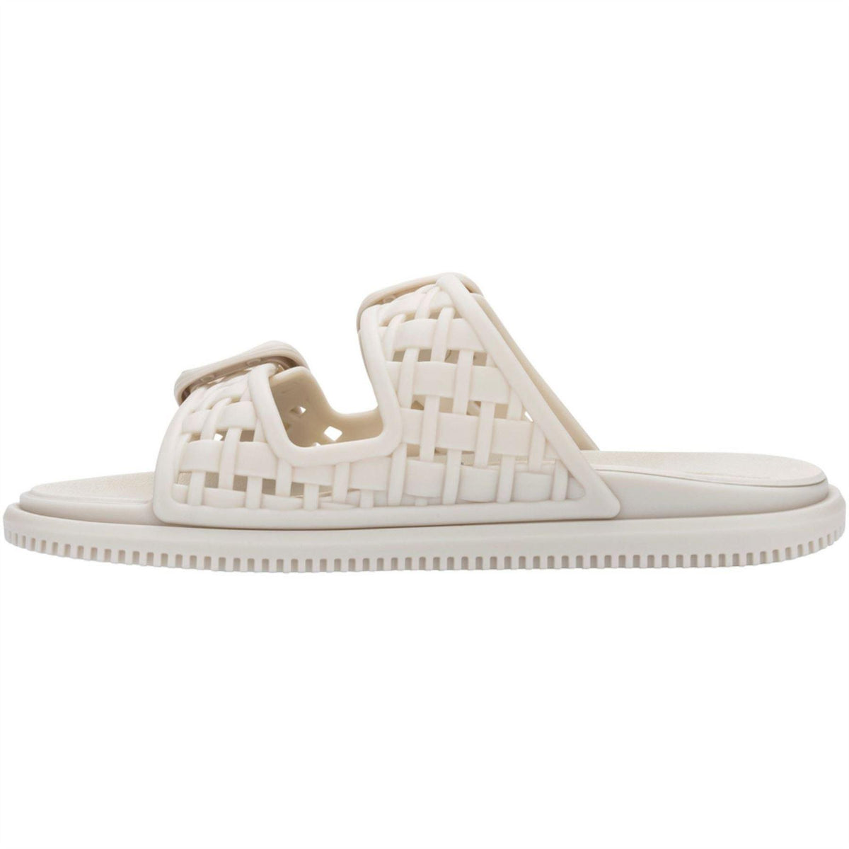 White - Back - Melissa Womens-Ladies Possession Slip-on Sandals