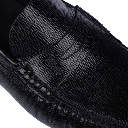 Black - Pack Shot - Boss Mens Driver Suede Moccasins