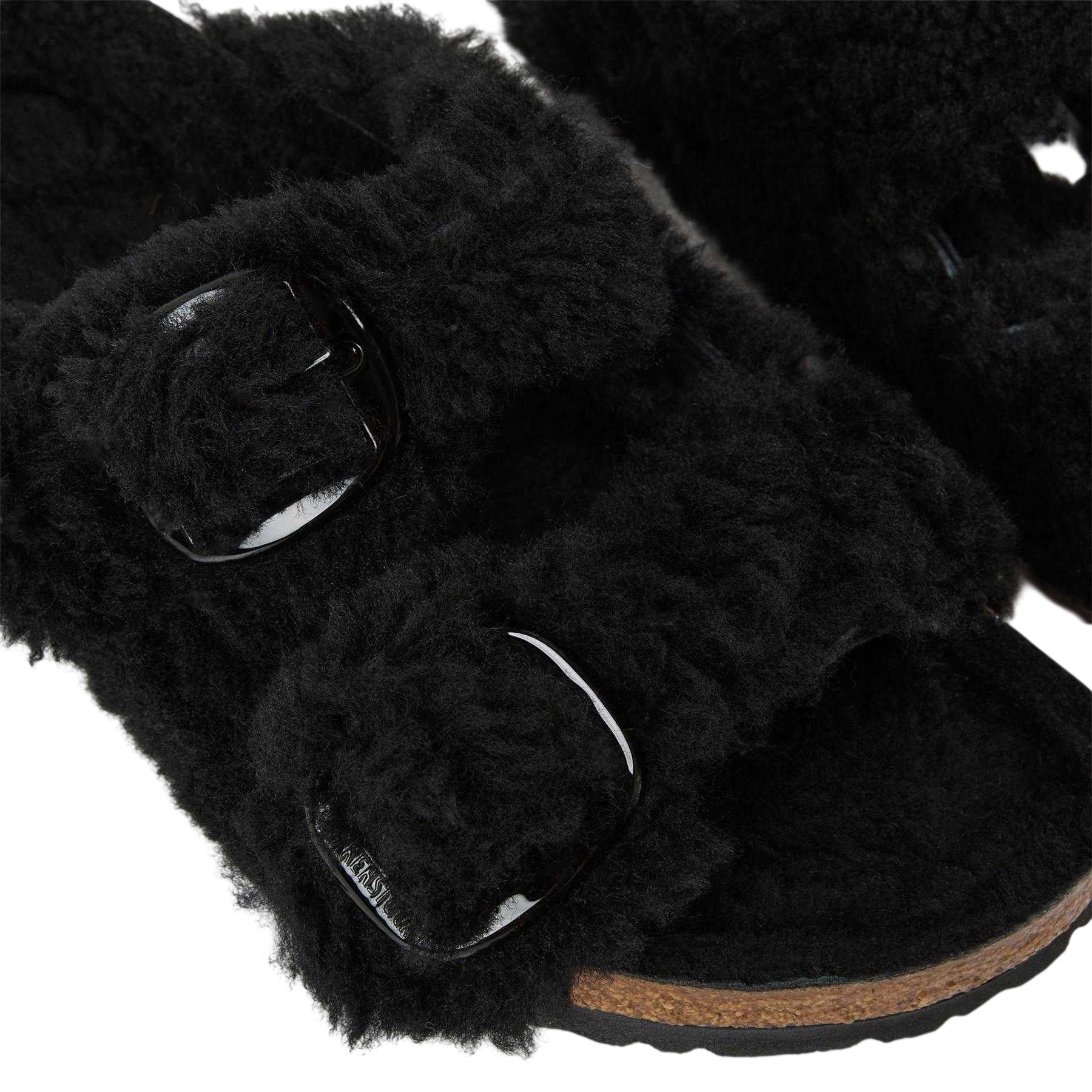 Black - Pack Shot - Birkenstock Womens-Ladies Arizona Sandals