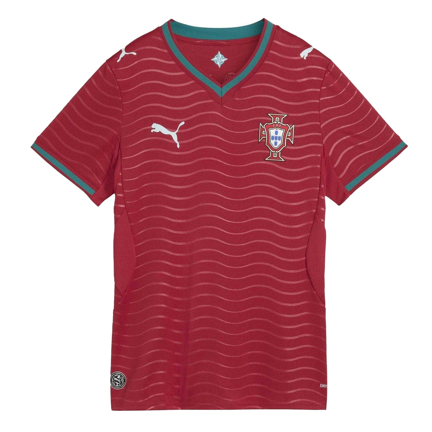 Red-Green - Front - Puma Womens-Ladies World Cup 2026 Portugal FC Home Shirt
