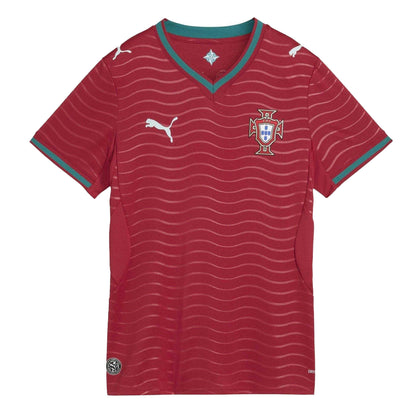 Red-Green - Front - Puma Womens-Ladies World Cup 2026 Portugal FC Home Shirt