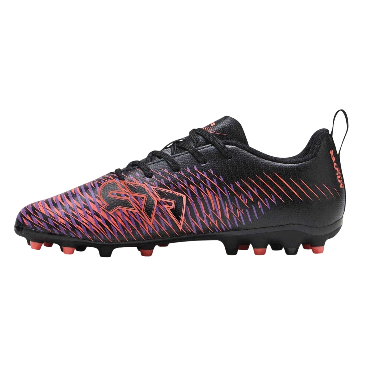 Black - Back - Adidas Childrens-Kids League Indoor Football Shoes