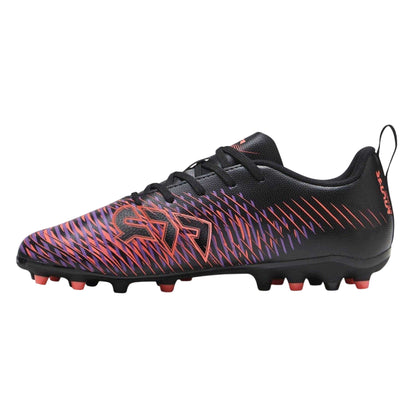 Black - Back - Adidas Childrens-Kids League Indoor Football Shoes