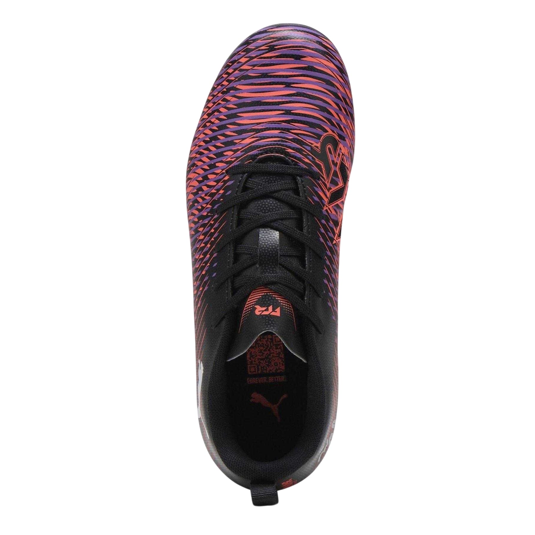 Black - Side - Adidas Childrens-Kids League Indoor Football Shoes