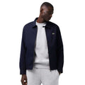 Navy - Side - Lacoste Mens Gabardine Full Zip Jacket