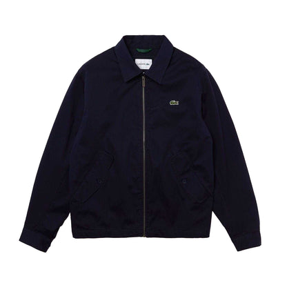 Navy - Front - Lacoste Mens Gabardine Full Zip Jacket