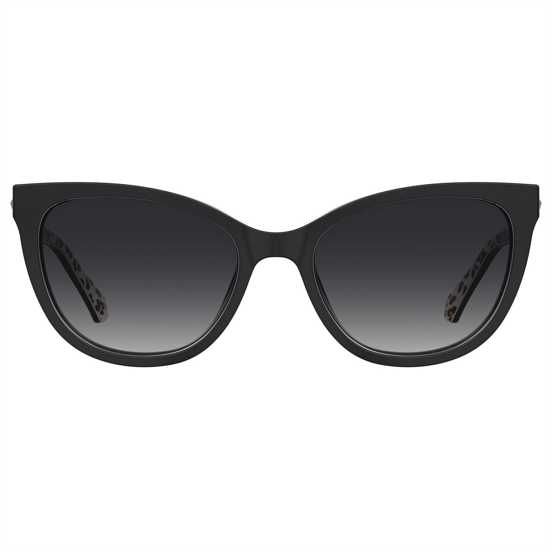 Black - Back - Love Moschino Womens-Ladies Leopard Print Sunglasses
