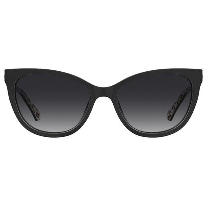 Black - Back - Love Moschino Womens-Ladies Leopard Print Sunglasses