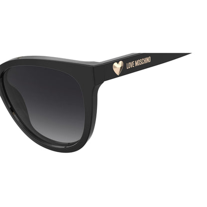 Black - Lifestyle - Love Moschino Womens-Ladies Leopard Print Sunglasses