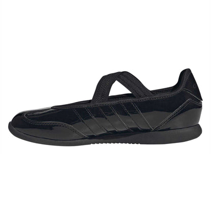 Triple Black - Side - Adidas Childrens-Kids Patent Leather Flat Mary Janes