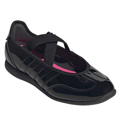 Triple Black - Pack Shot - Adidas Childrens-Kids Patent Leather Flat Mary Janes