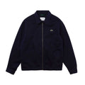 Navy - Front - Lacoste Mens Gabardine Full Zip Jacket
