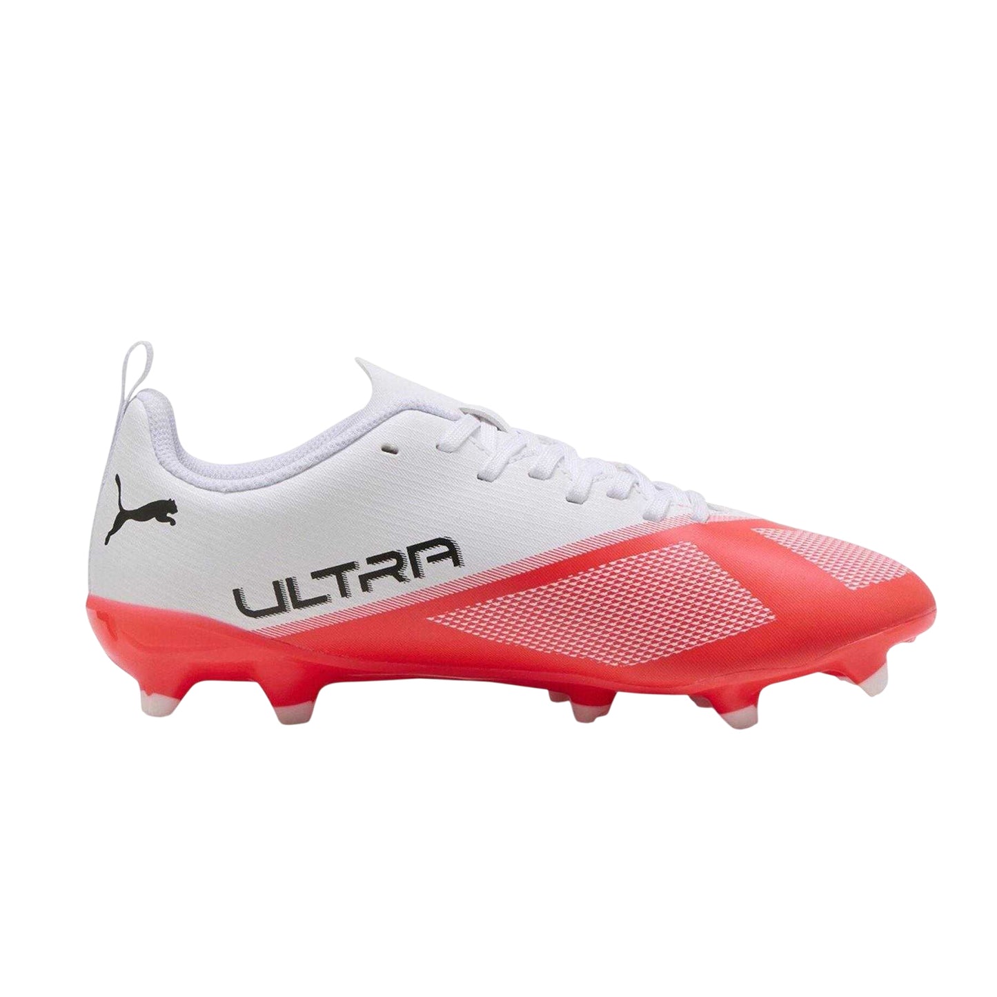 White-Red - Front - Puma Childrens-Kids Ultra 7.4 Football Boots