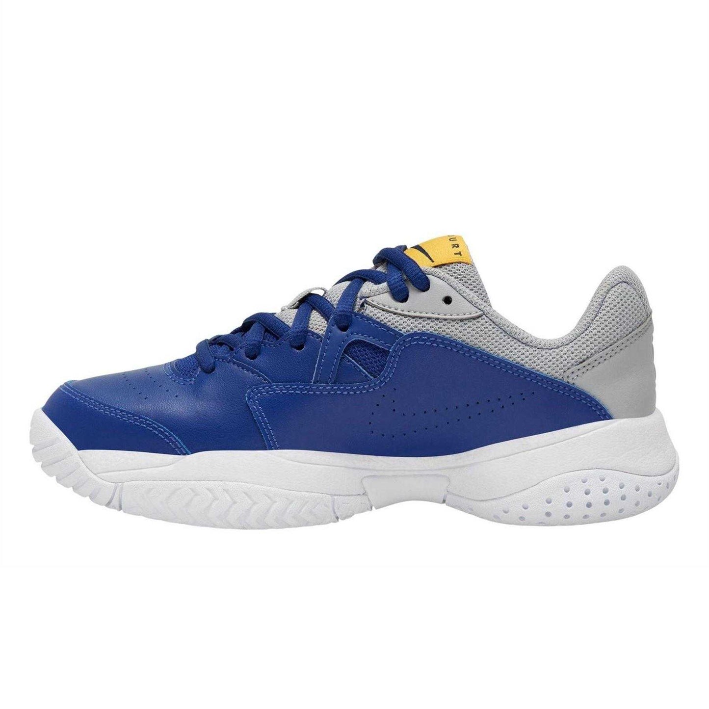 Deep Royal Blue - Side - Nike Childrens-Kids Court Lite Tennis Shoes