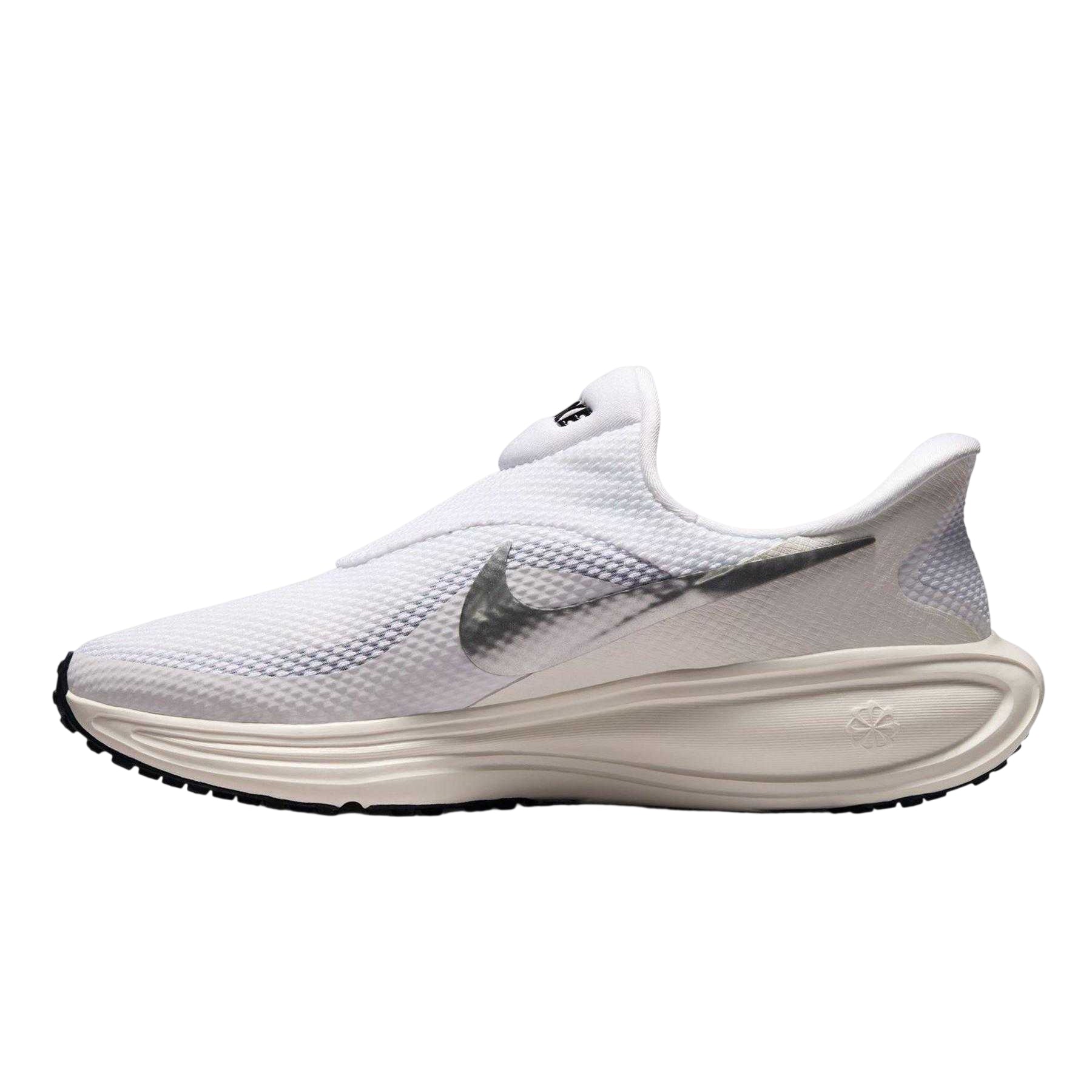 White-Black - Side - Nike Womens-Ladies Trainers
