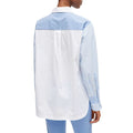Blue-White - Back - Boss Womens-Ladies Betallina Cotton Shirt