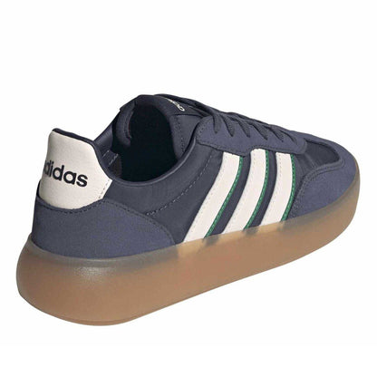Shadow Blue - Back - Adidas Mens Barreda Decode 3 Stripes Trainers