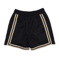 Black-White - Back - Palm Angels Childrens-Kids Mesh Logo Shorts