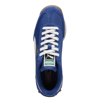 Royal Blue-White - Side - Puma Childrens-Kids Easy Rider Vintage Low Trainers
