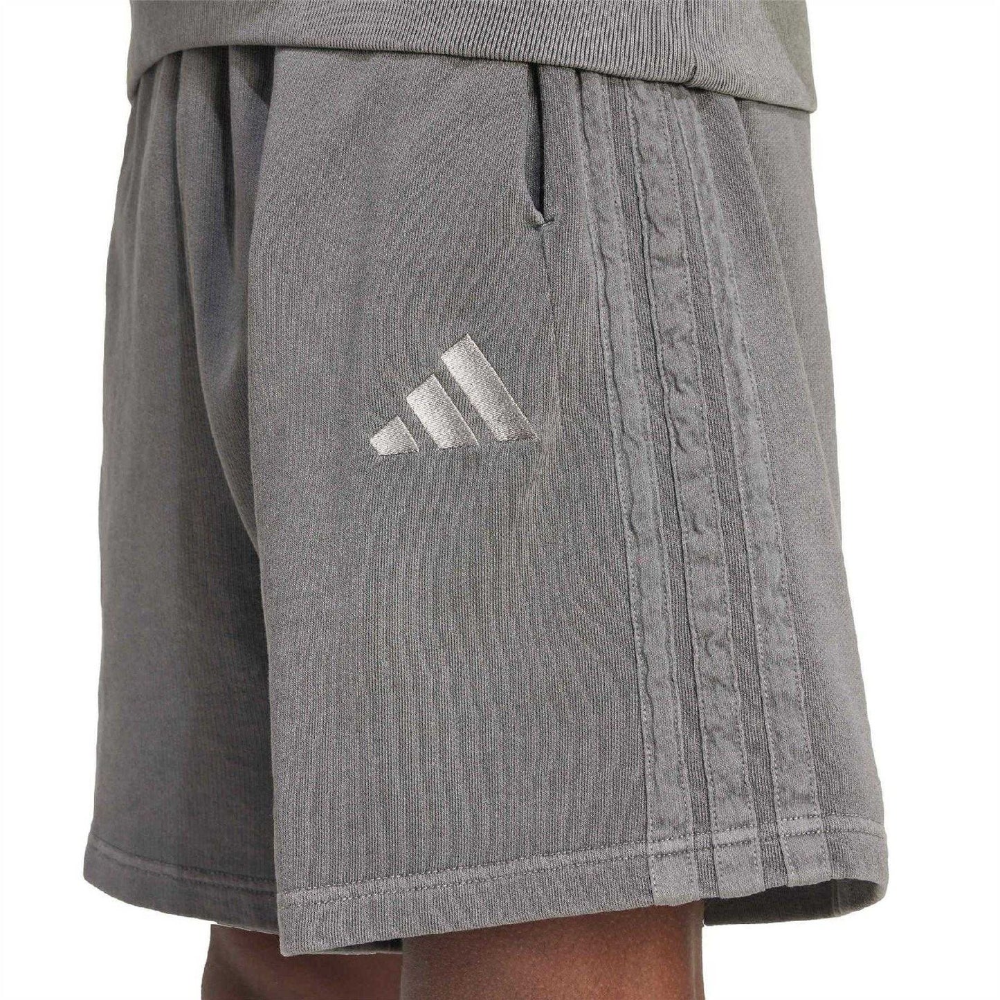 Black - Lifestyle - Adidas Mens Washed Shorts