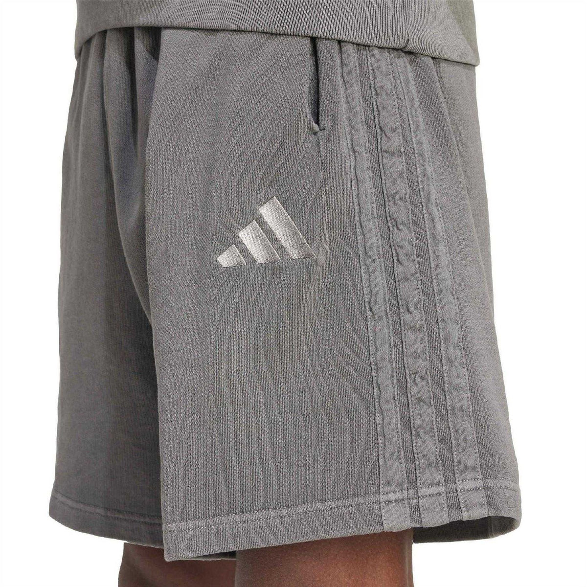 Black - Lifestyle - Adidas Mens Washed Shorts