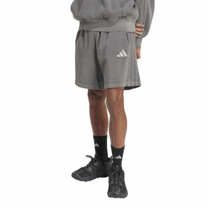 Black - Pack Shot - Adidas Mens Washed Shorts