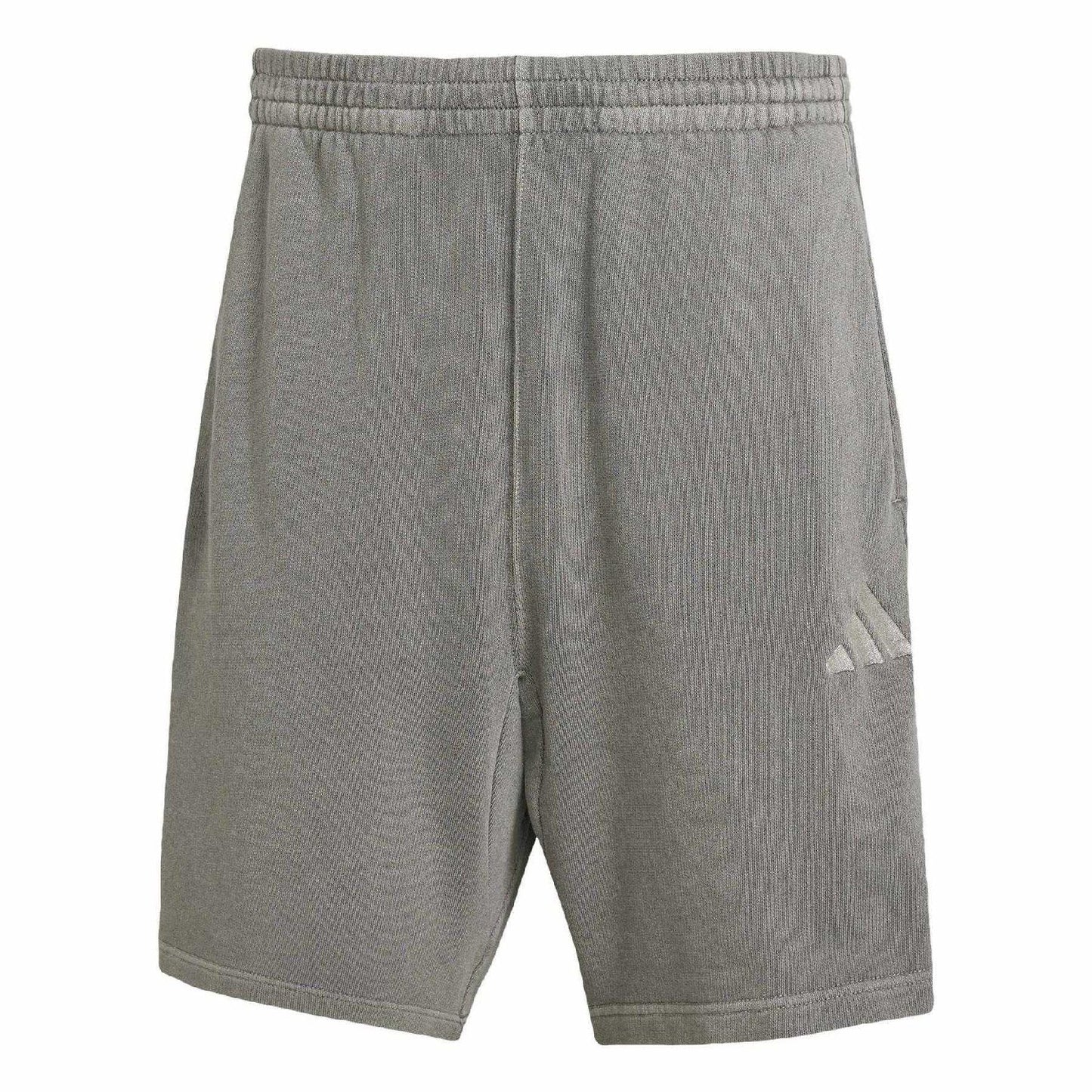 Black - Front - Adidas Mens Washed Shorts