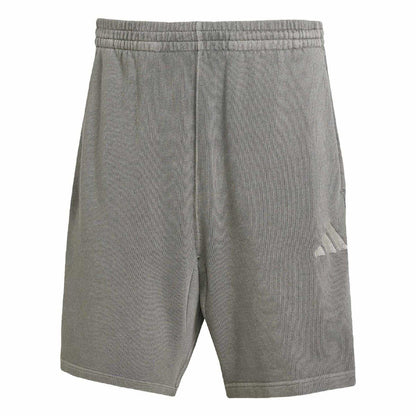 Black - Front - Adidas Mens Washed Shorts