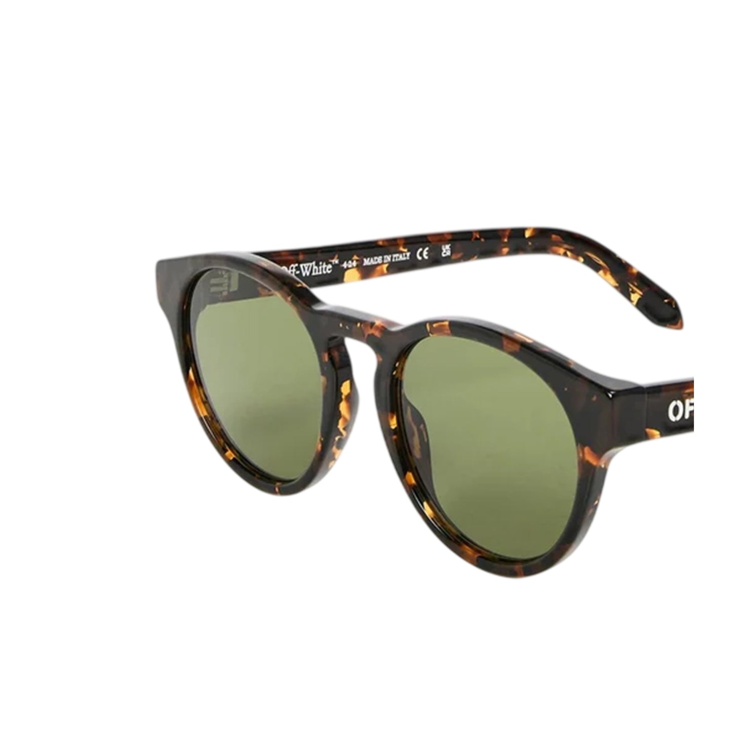 Havana-Green - Back - Off-White Mens Oakland Square Sunglasses
