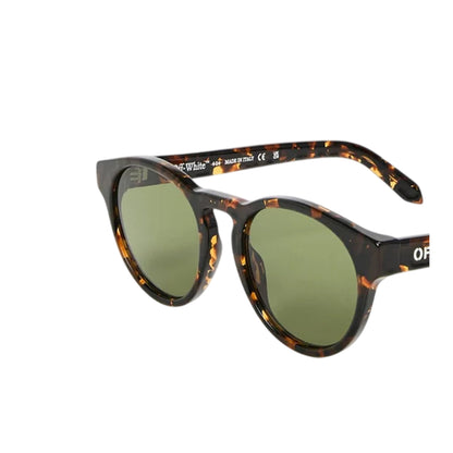 Havana-Green - Back - Off-White Mens Oakland Square Sunglasses