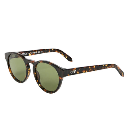 Havana-Green - Front - Off-White Mens Oakland Square Sunglasses
