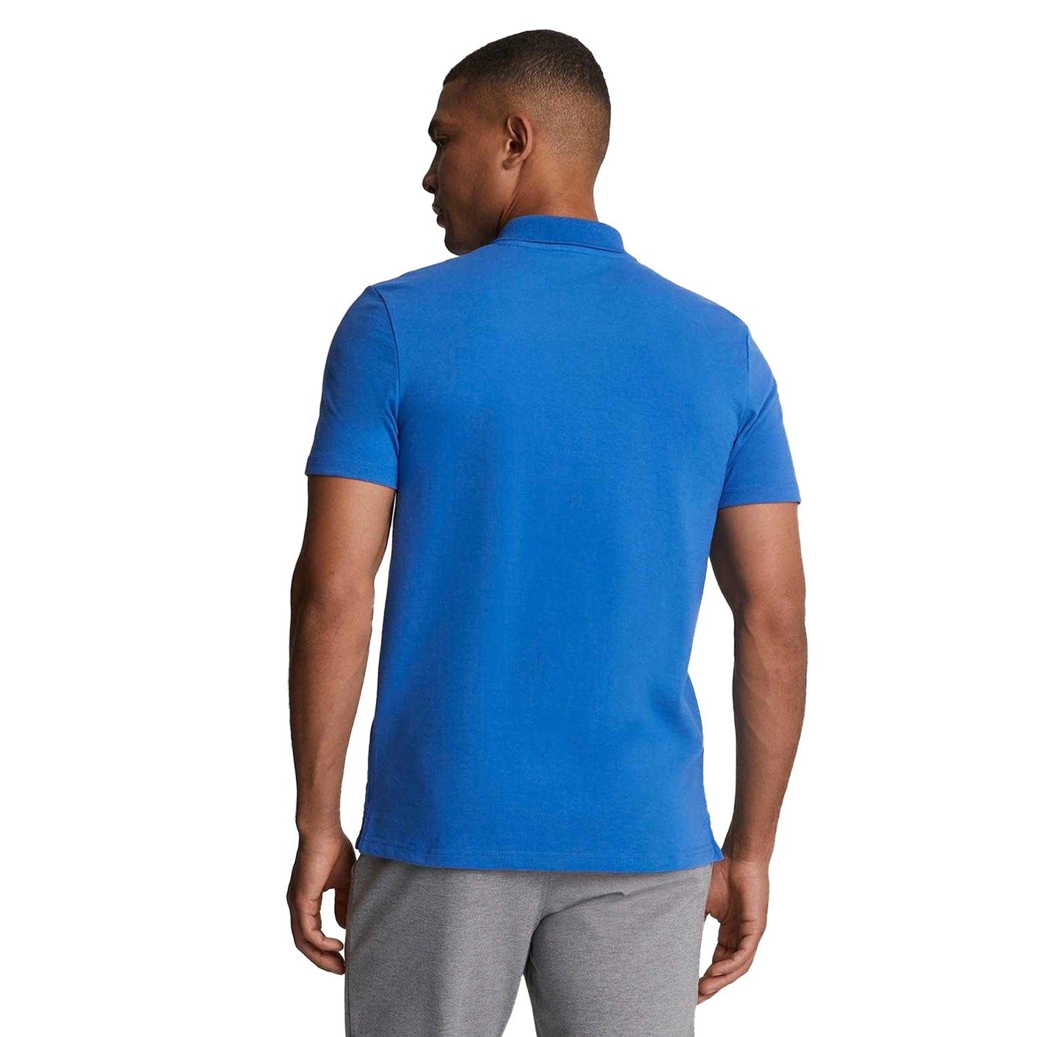 Blue - Back - Lyle & Scott Mens Sport Polo Shirt