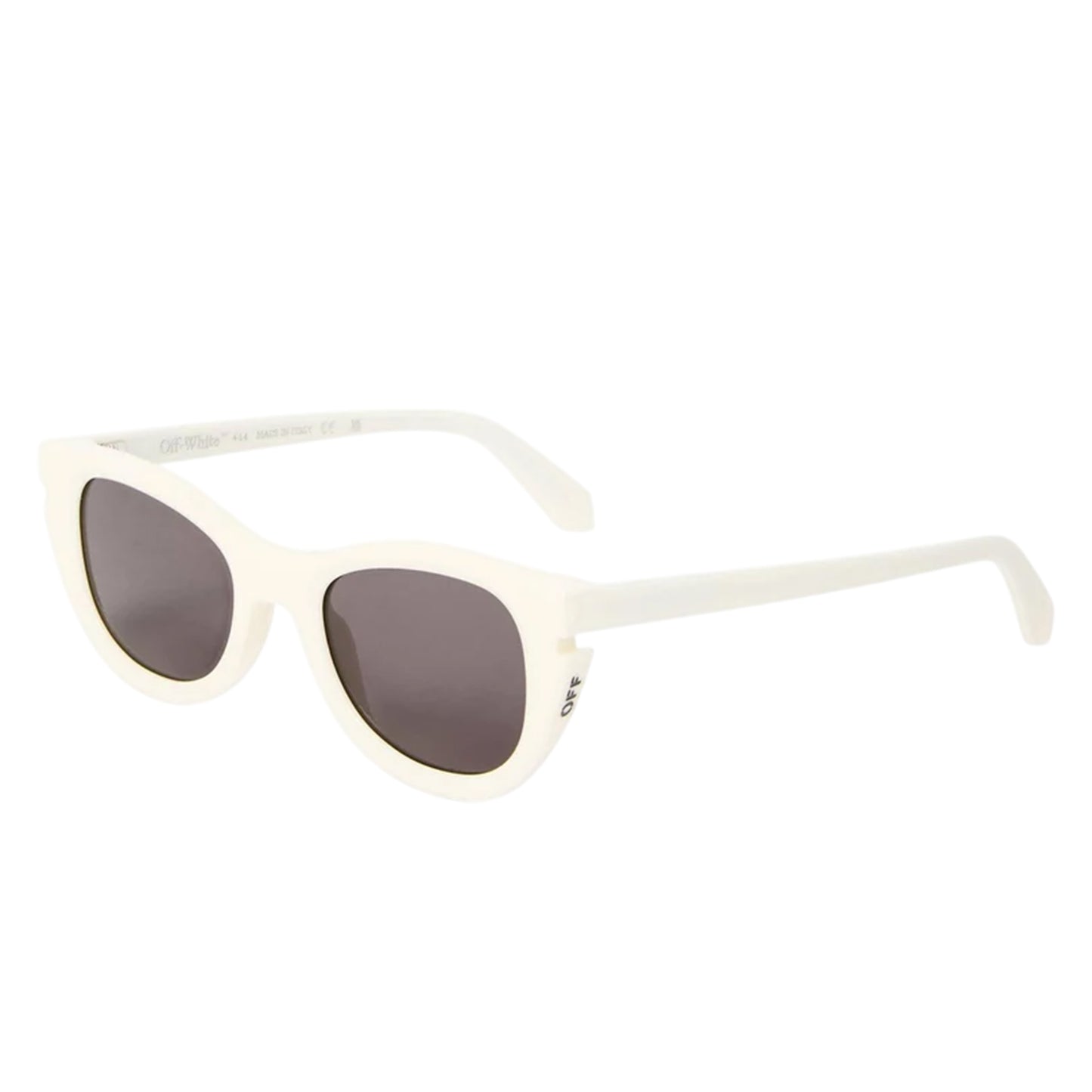 White - Front - Off White Womens-Ladies UV Protection Square Sunglasses