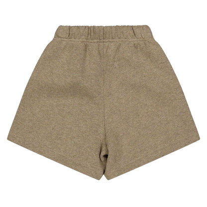 Brown - Back - Fear Of God Essentials Childrens-Kids Fleece Relaxed Fit Joggers
