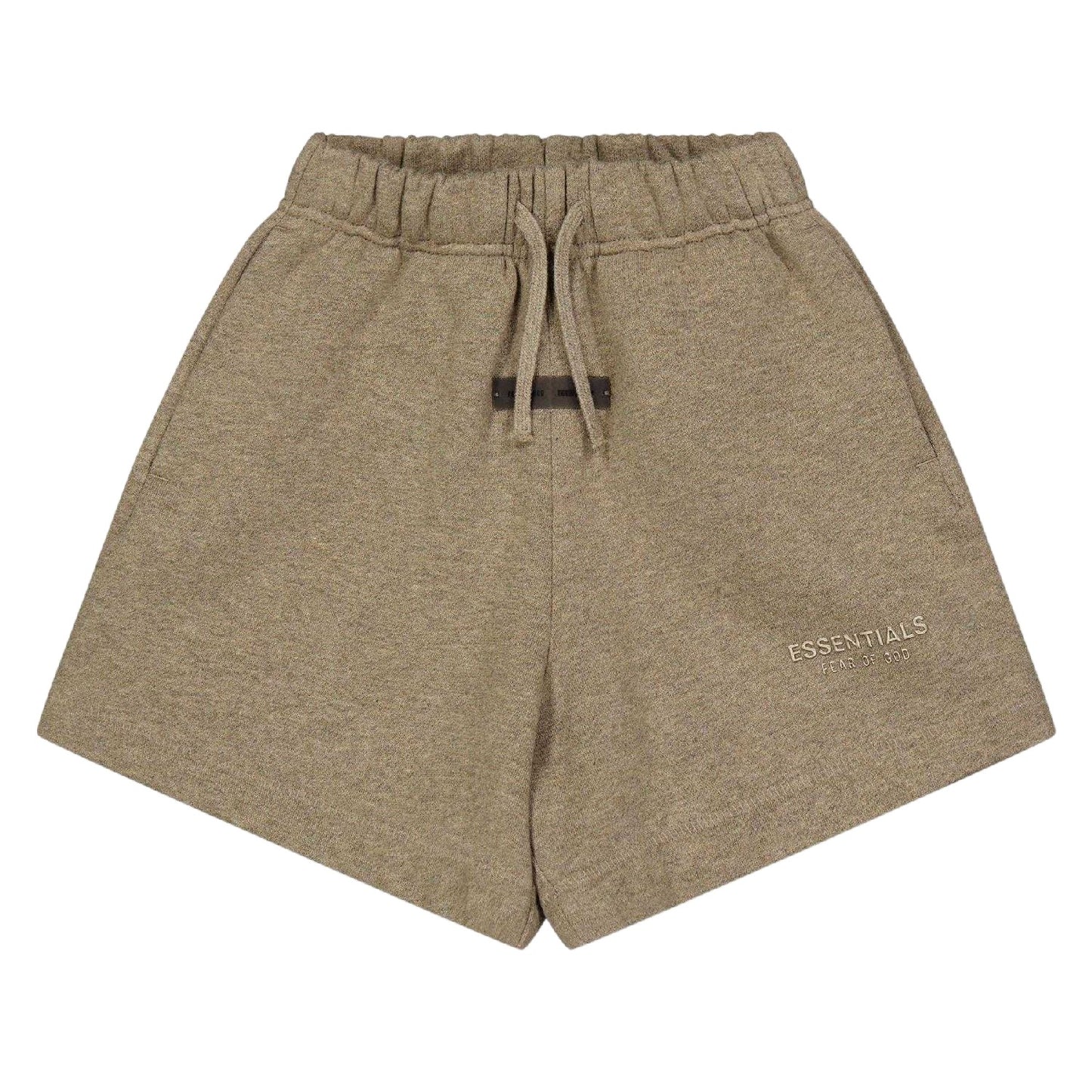 Brown - Front - Fear Of God Essentials Childrens-Kids Fleece Relaxed Fit Joggers