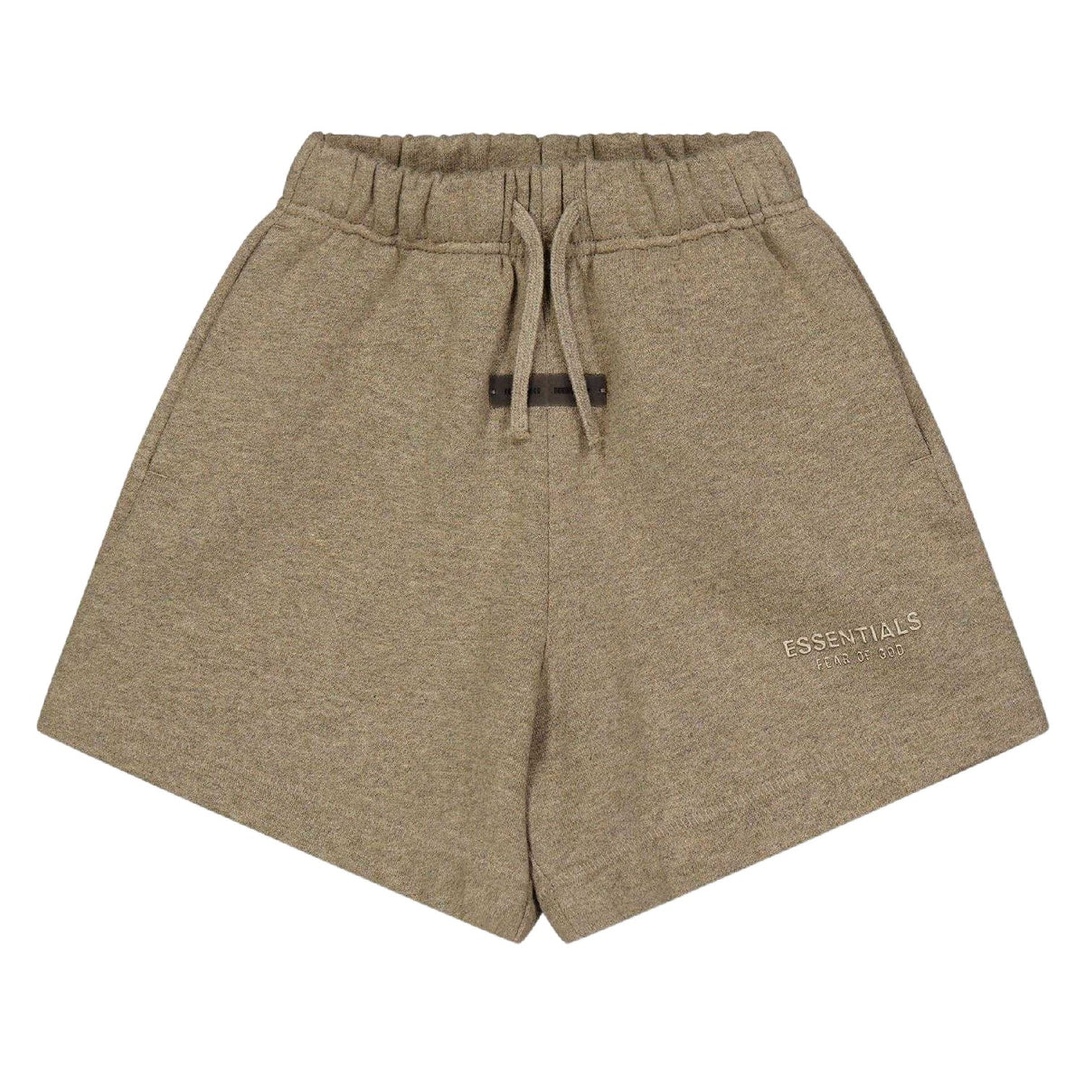 Brown - Front - Fear Of God Essentials Childrens-Kids Fleece Relaxed Fit Joggers