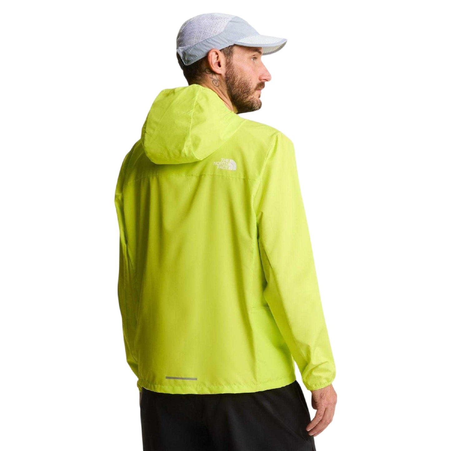 Yellow Fizz - Side - The North Face Mens Fontanales Lightweight Waterproof Jacket
