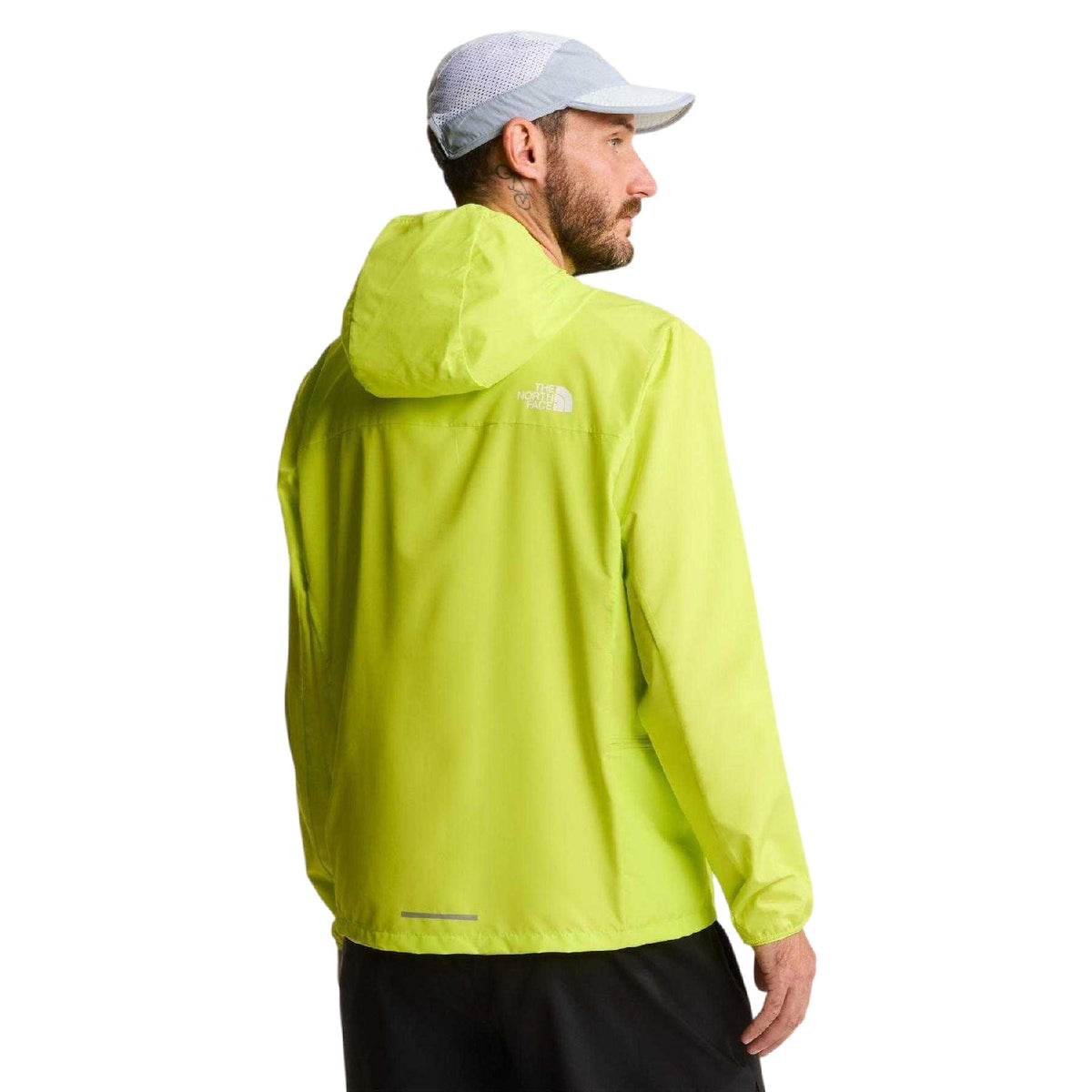 Yellow Fizz - Side - The North Face Mens Fontanales Lightweight Waterproof Jacket