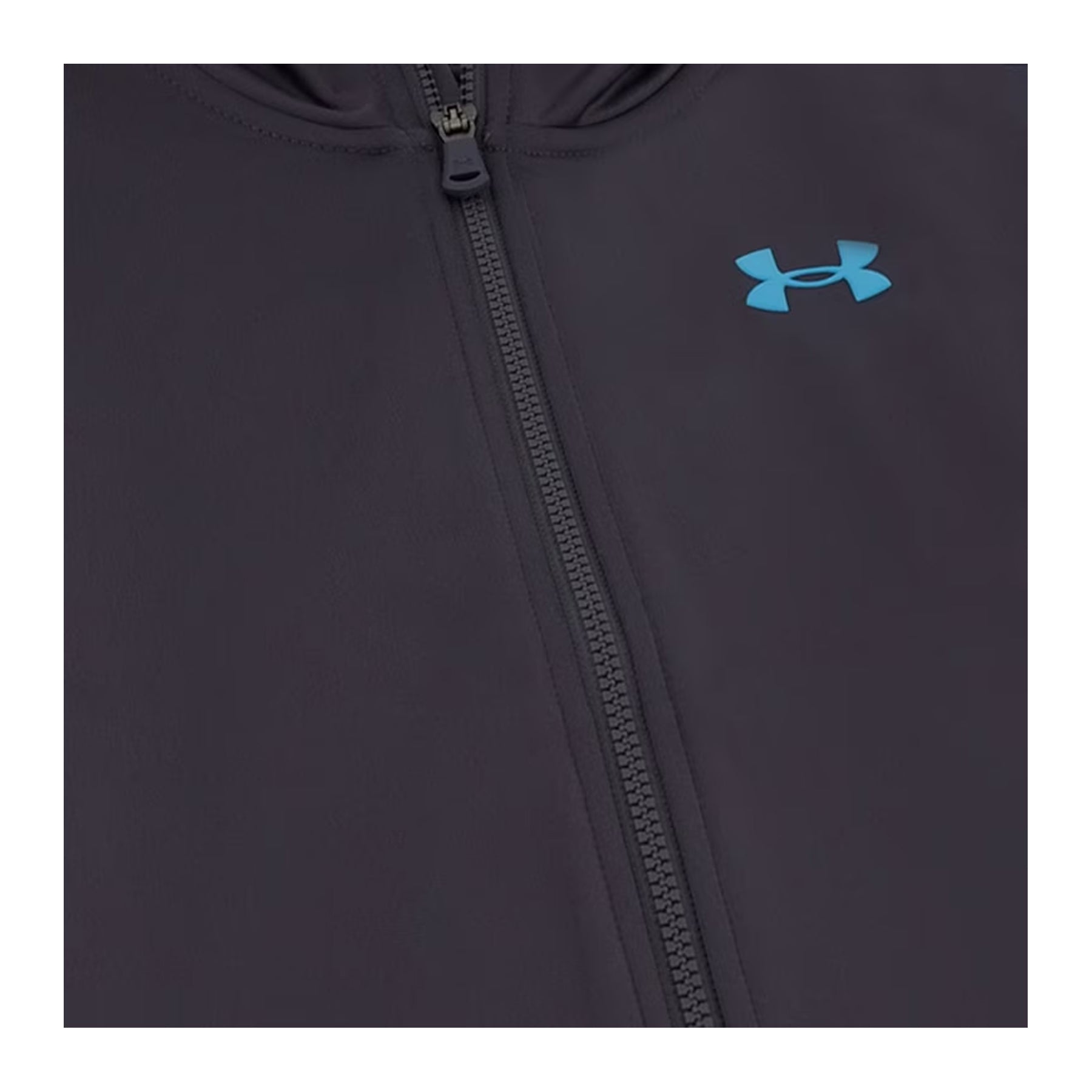 Grey-Blue - Pack Shot - Under Armour Childrens-Kids Brawler Tracksuit Set