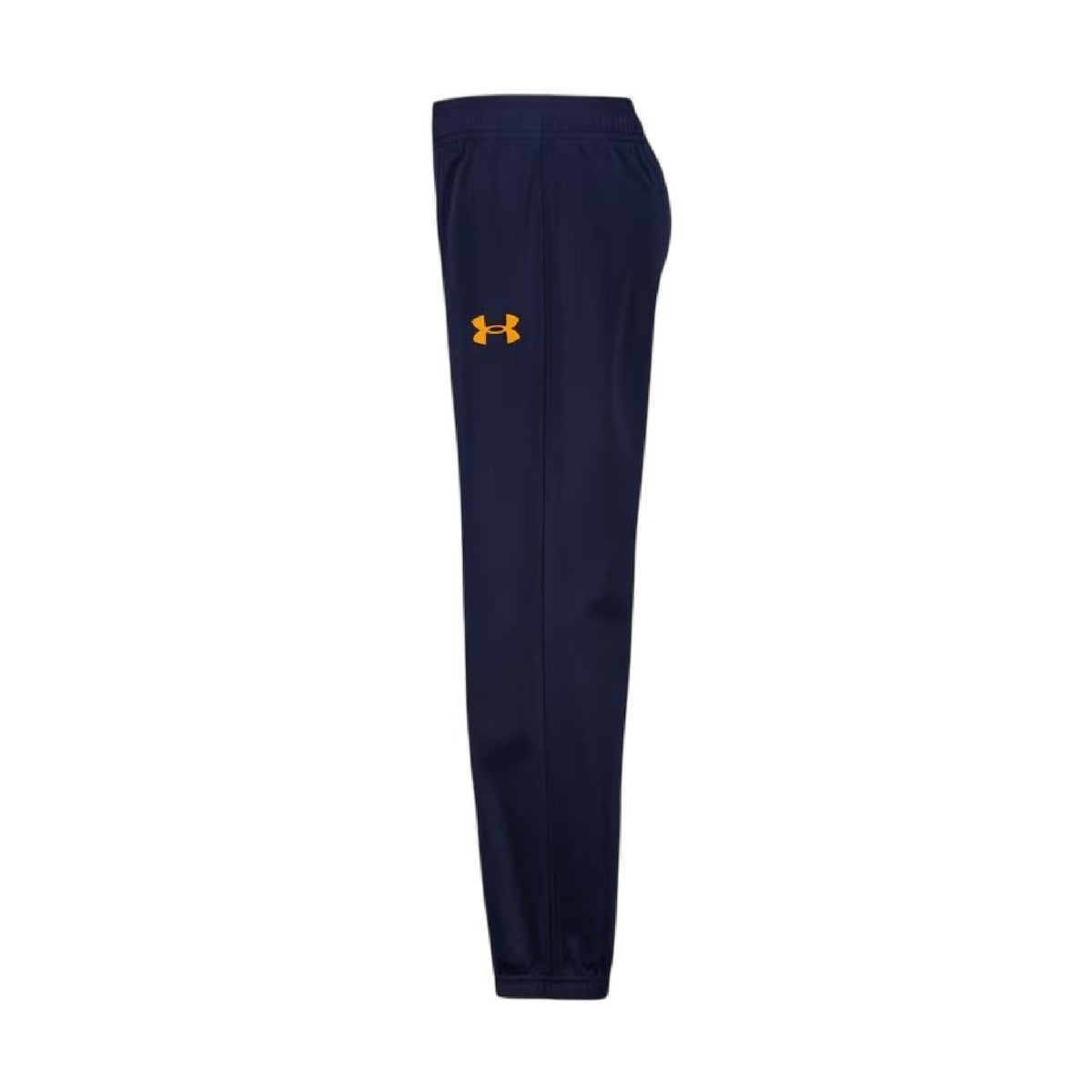 Navy-Orange - Side - Under Armour Childrens-Kids Brawler Tracksuit Set