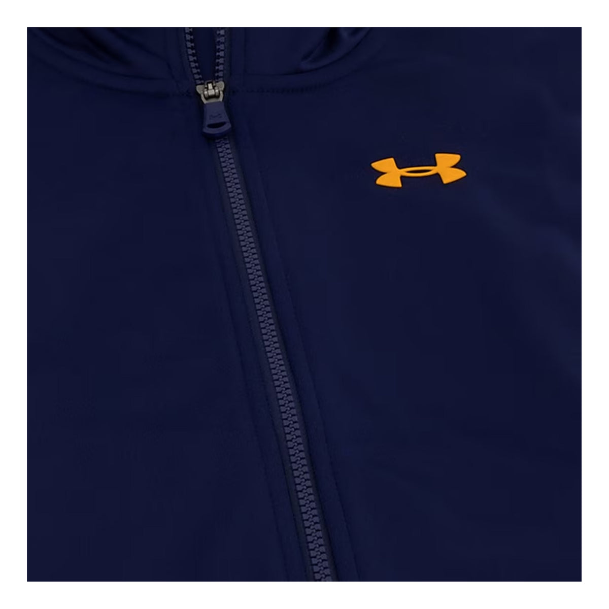 Navy-Orange - Pack Shot - Under Armour Childrens-Kids Brawler Tracksuit Set