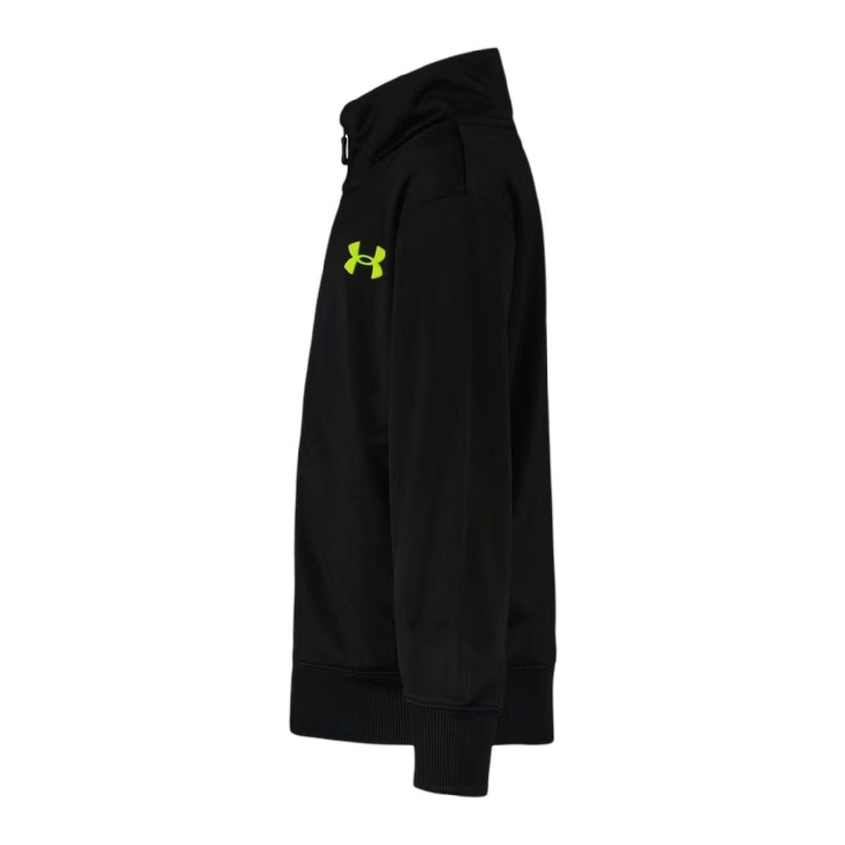 Black-Blue - Side - Under Armour Childrens-Kids Brawler Tracksuit Set