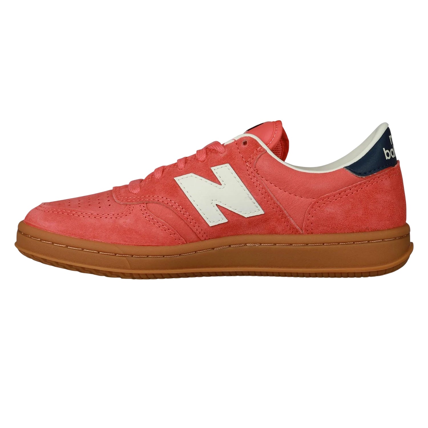Red - Lifestyle - New Balance Mens T500 Suede Trainers