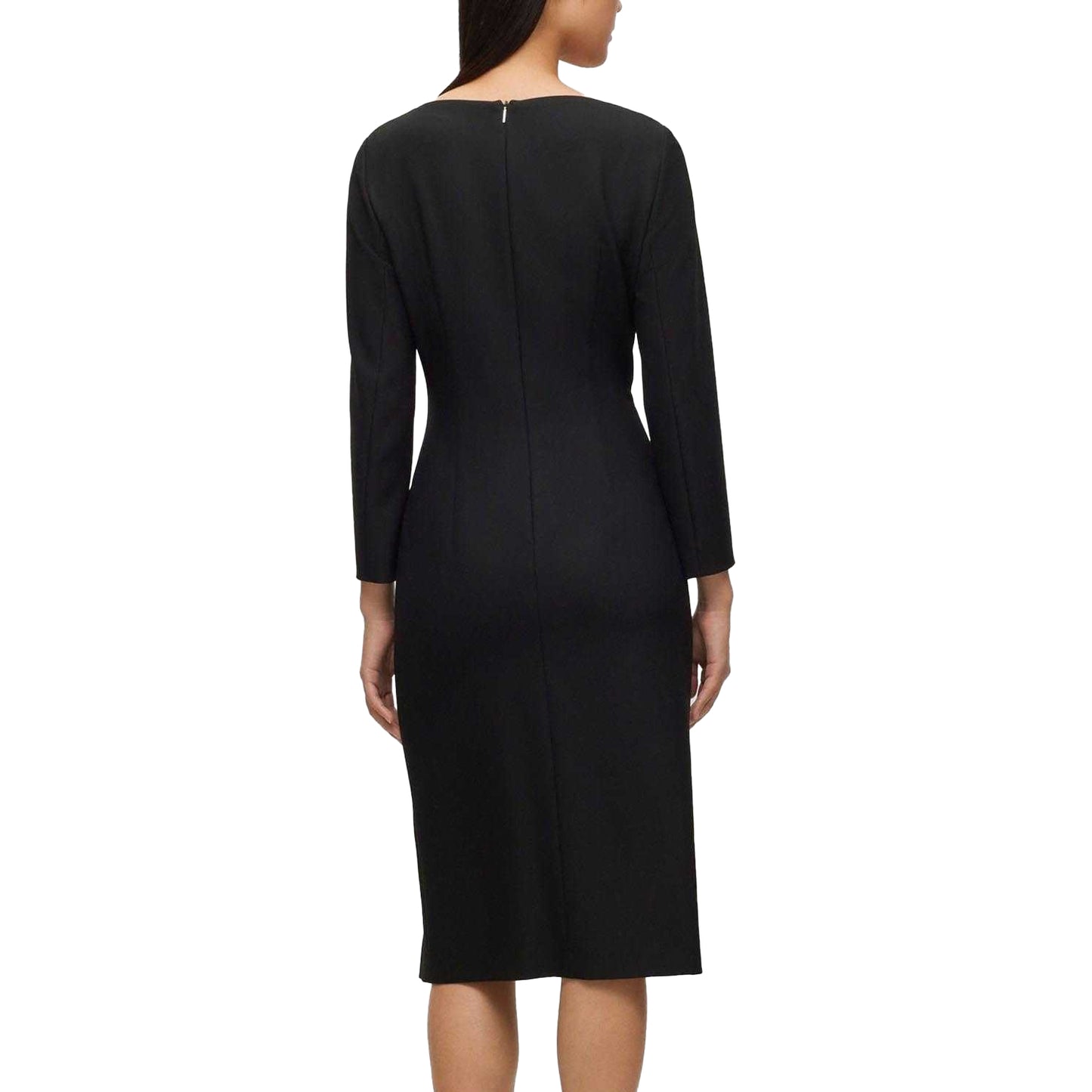 Black - Back - Boss Womens-Ladies Dihera1 Dress