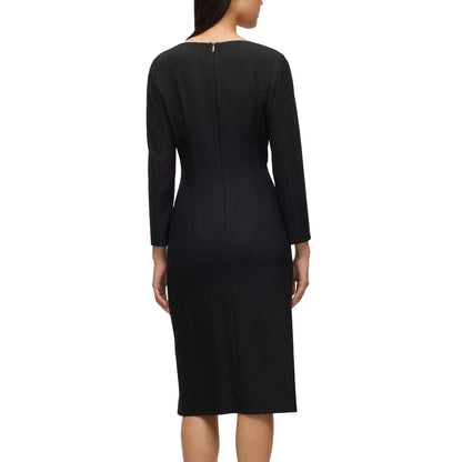 Black - Back - Boss Womens-Ladies Dihera1 Dress