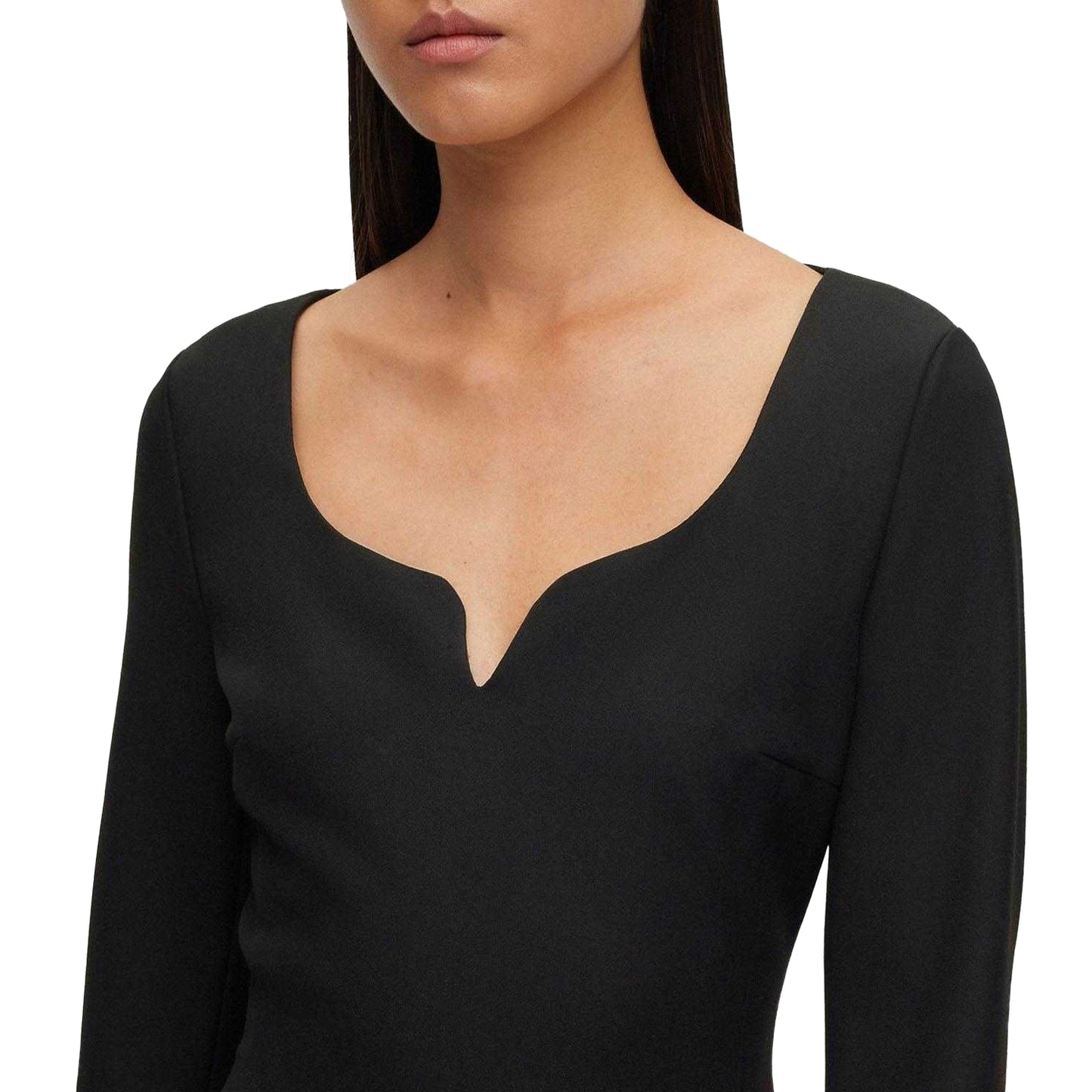 Black - Lifestyle - Boss Womens-Ladies Dihera1 Dress