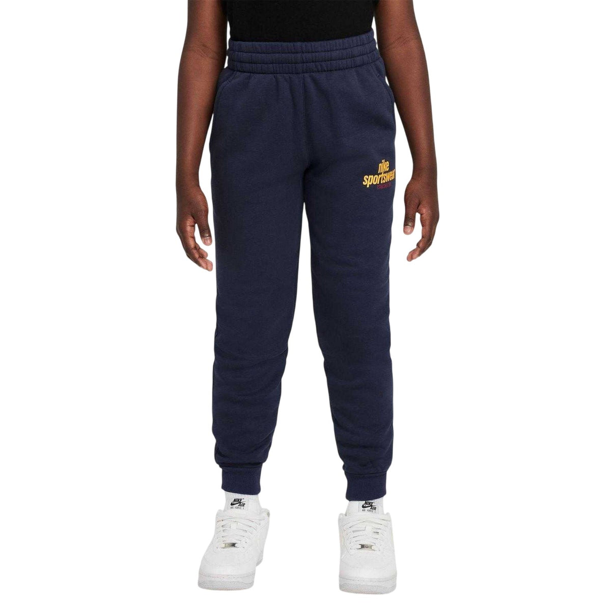 Obsidian Blue - Lifestyle - Nike Childrens-Kids Sportswear Club Fleece Relaxed Fit Joggers