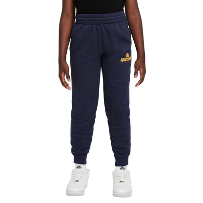 Obsidian Blue - Lifestyle - Nike Childrens-Kids Sportswear Club Fleece Relaxed Fit Joggers